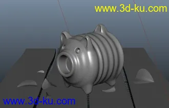 3D打印模型maya 渲染（原创）的图片
