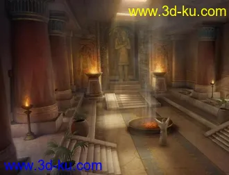 3D打印模型神殿的图片