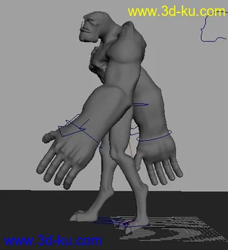 3D打印模型走路动画的图片