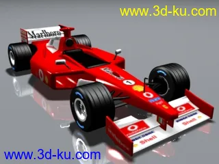 3D打印模型5年前照着一张图片作的F1的图片