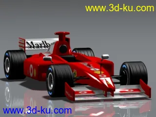 3D打印模型5年前照着一张图片作的F1的图片