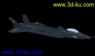 中国四代机 歼20 3D 模型（obj格式 附贴图！）的图片