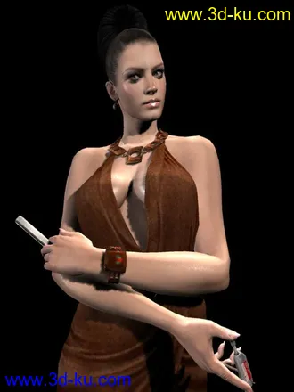 3D打印模型生化危机5 女boss的图片