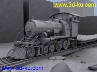 3D打印模型火车的图片