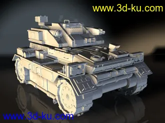 3D打印模型战车的图片