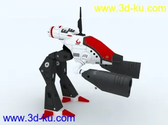 3D打印模型太空堡垒——天顶星普通士兵战机的图片