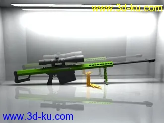 3D打印模型M82大口径阻击枪的图片