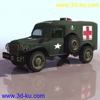 3D打印模型救护车战地的的图片