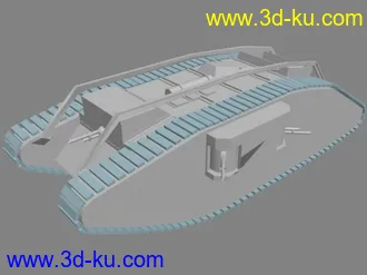 3D打印模型一战的坦克的图片