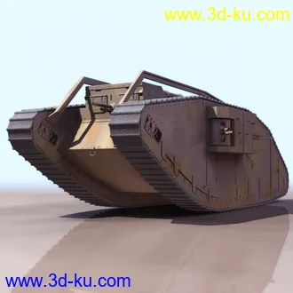 3D打印模型一战的坦克的图片