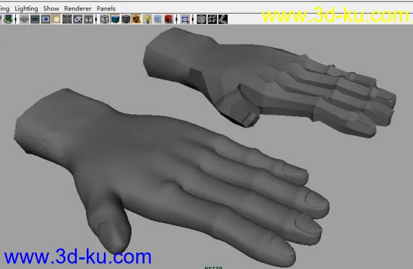 手  简单建模模型的图片1