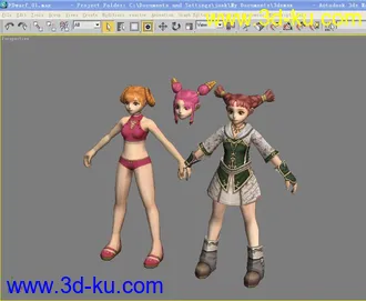 转天堂2的几个模型的图片