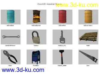 全是工业工具模型的图片