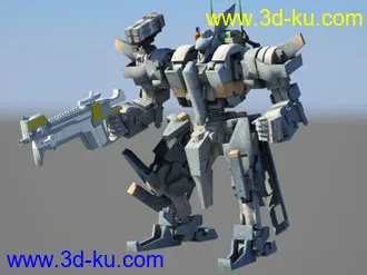 3D打印模型[前线任务进化] Wanzer [D.H.Z.][KEHEI35/黑克35] mb+obj的图片