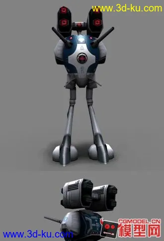 3D打印模型太空堡垒——天顶星导弹战斗壳的图片