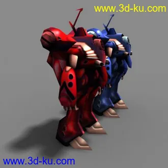 3D打印模型太空堡垒——天顶星强力装甲战斗壳的图片