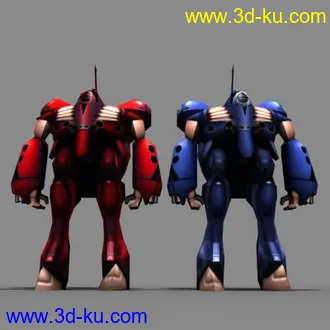 3D打印模型太空堡垒——天顶星强力装甲战斗壳的图片