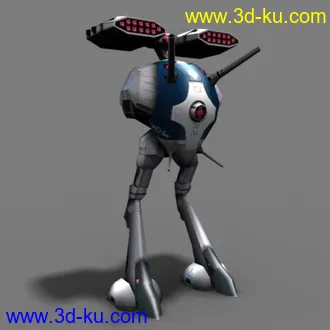3D打印模型太空堡垒——天顶星轻型导弹战斗壳的图片