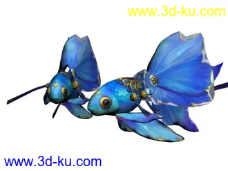 3D打印模型金鱼的图片