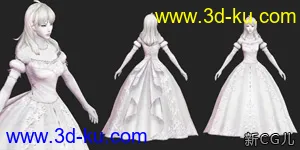 3D打印模型公主的图片