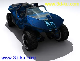 3D打印模型(HALO Warthog)光晕疣猪号战车的图片