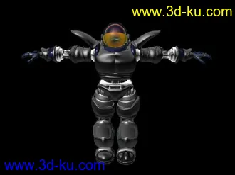 3D打印模型很帅的装备（带绑定）的图片