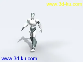 3D打印模型骨骼绑定机器人的图片