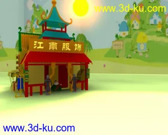 3D打印模型卡通场景的图片