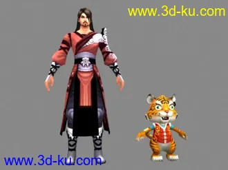 帅哥模型一个+宠物的图片