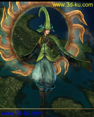 3D打印模型《战国Basara》毛利元就的图片