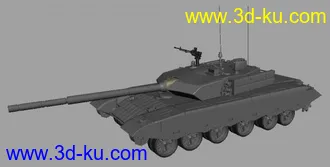 3D打印模型中国99式坦克从制作到动画的图片