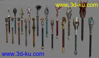 3D打印模型Tera武器大全之短槌的图片