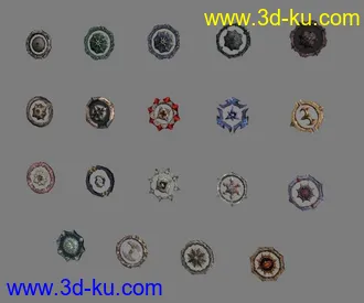 3D打印模型Tera武器大全之圆盘的图片