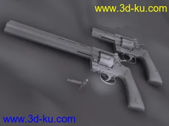 3D打印模型左轮手枪的图片