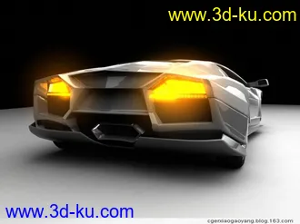 3D打印模型自制蓝博基尼的图片