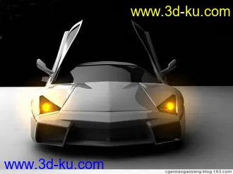 3D打印模型自制蓝博基尼的图片