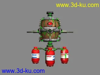 3D打印模型FusionFall - 桶锤的图片