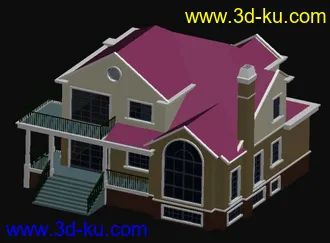 3D打印模型原创现代别墅，共大家分享的图片