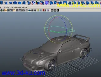 3D打印模型带绑定的车的图片