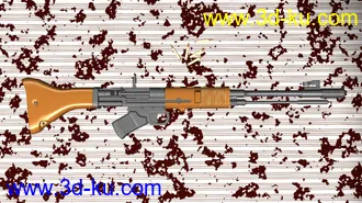 3D打印模型超酷德国fg伞兵步枪精模。！！！！！！！！！！！的图片