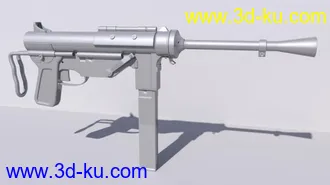 3D打印模型m3冲锋枪一把！！！！！！！！！！！！！精模的图片