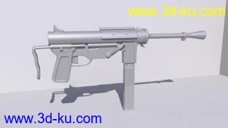3D打印模型m3冲锋枪一把！！！！！！！！！！！！！精模的图片