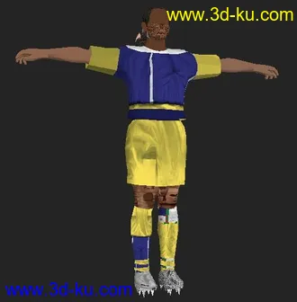 3D打印模型我用软件截的PES6里的小罗，足球的图片