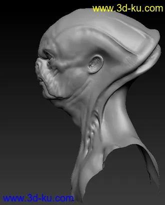 3D打印模型鱼人怪物fishguy的图片