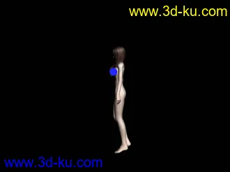 3D打印模型可人美女，嘻嘻...的图片