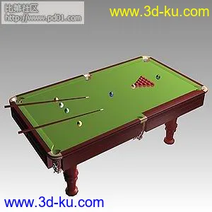 3D打印模型一个台球桌的图片