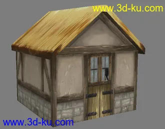 3D打印模型随手练练的东西(房子)的图片