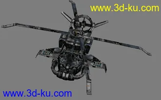 3D打印模型飞鸟直升机的图片