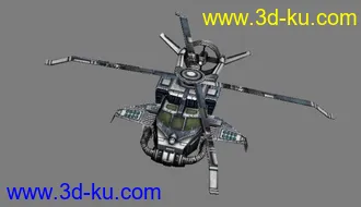 3D打印模型飞鸟直升机的图片