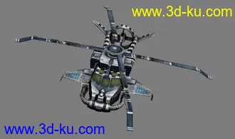 3D打印模型飞鸟直升机的图片